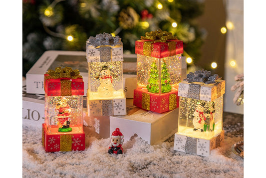 Christmas Gift Box Crystal Chandelier - Creative Luminous Decoration*