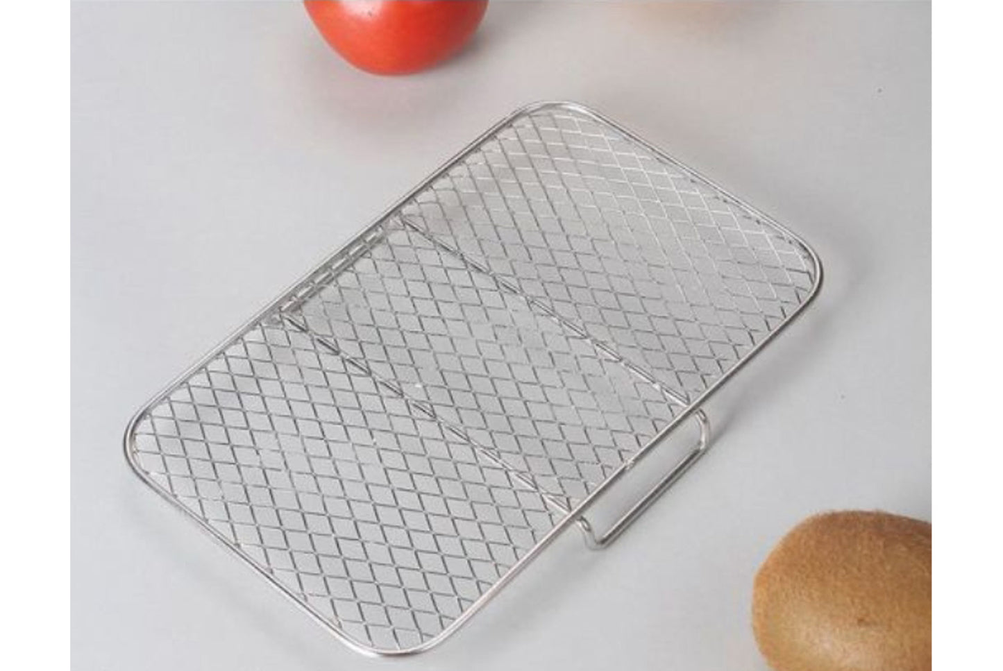 **304 Stainless Steel Air Fryer Grill Rack (3-Tier Stackable)**