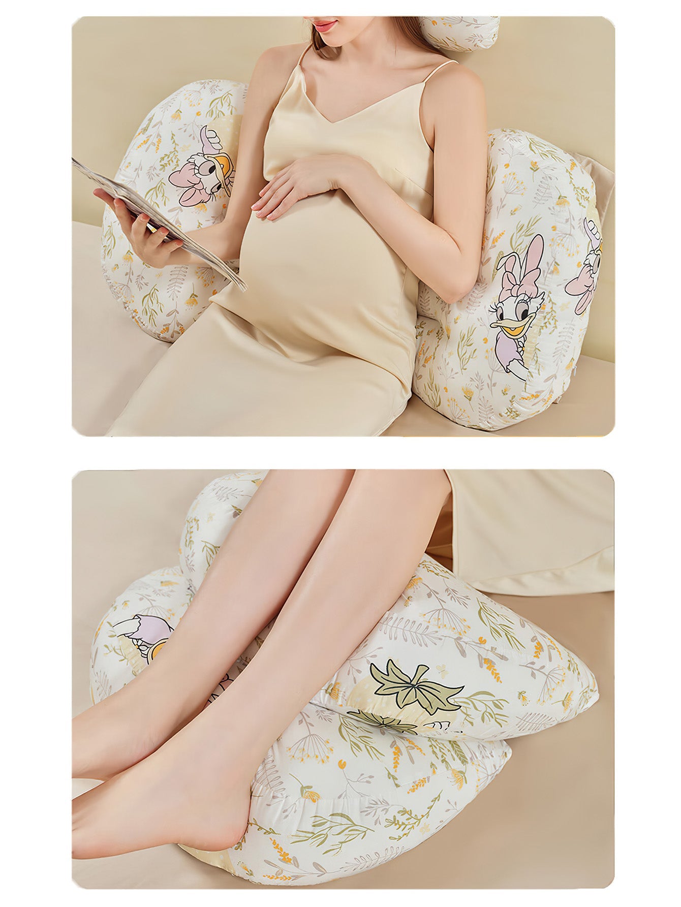Ergonomic Maternity Pillow: Optimal Support for Side Sleeping - 2 Options