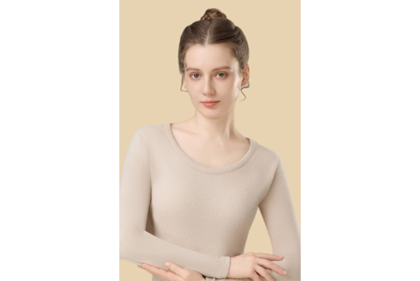 **Cashmere and Silk Warm Autumn Jacket and Long Pants Set (Unisex)**