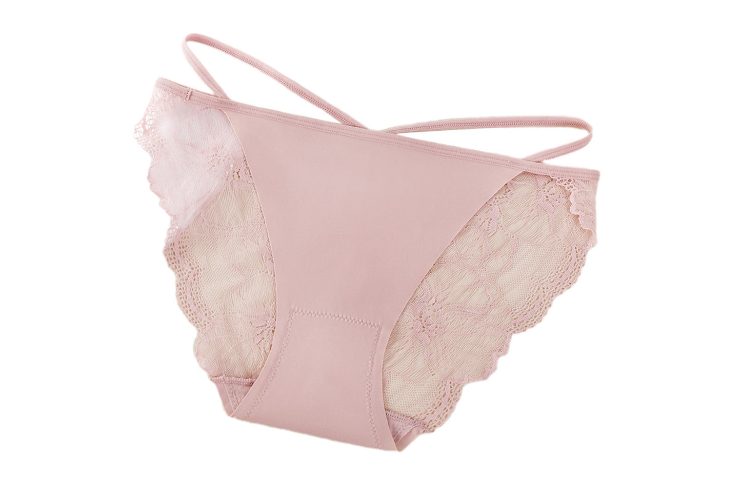 **Ice Silk Lace Bandeau Briefs**