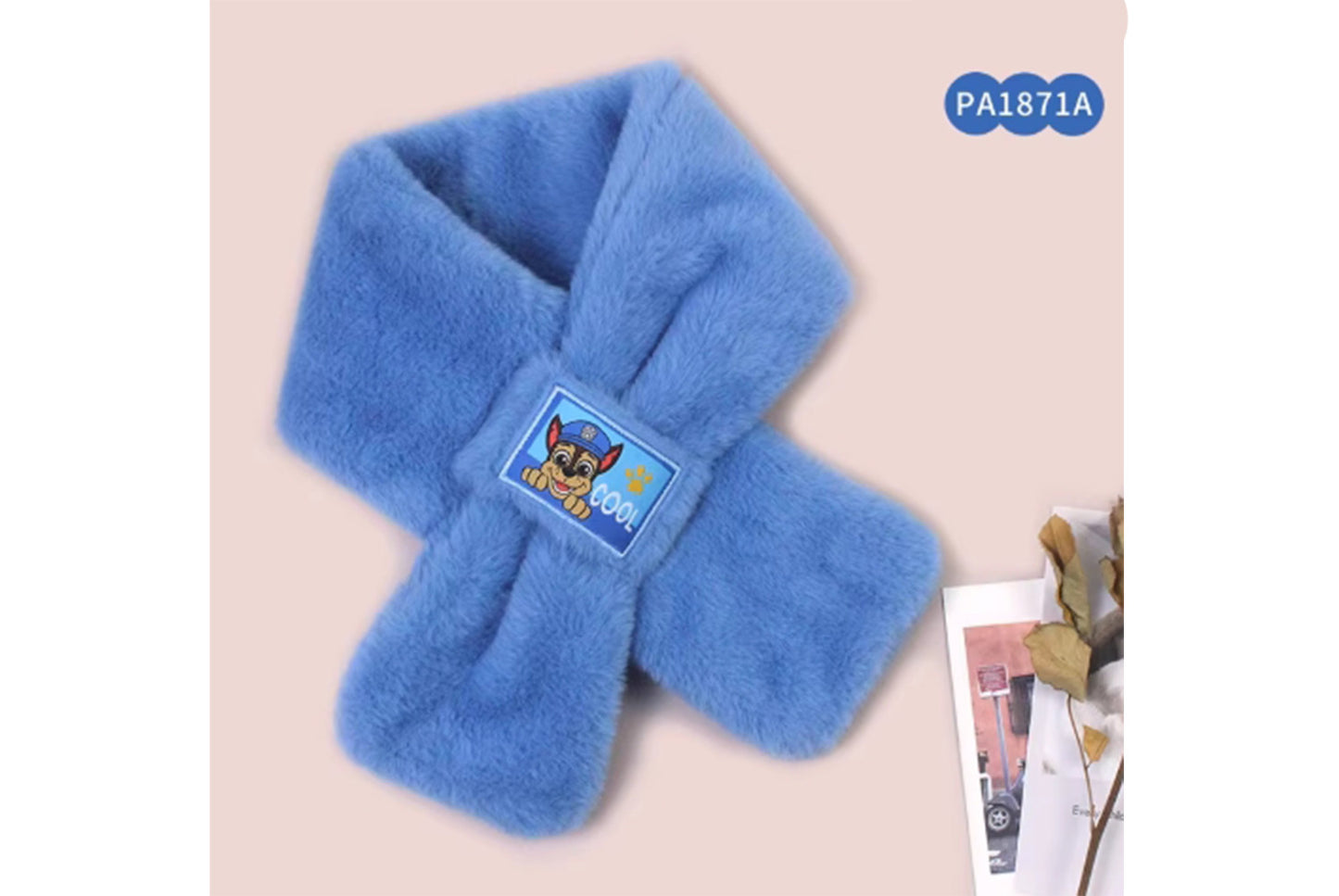 **Paw Patrol New Year Red Children's Warm Scarf (Adjustable)**