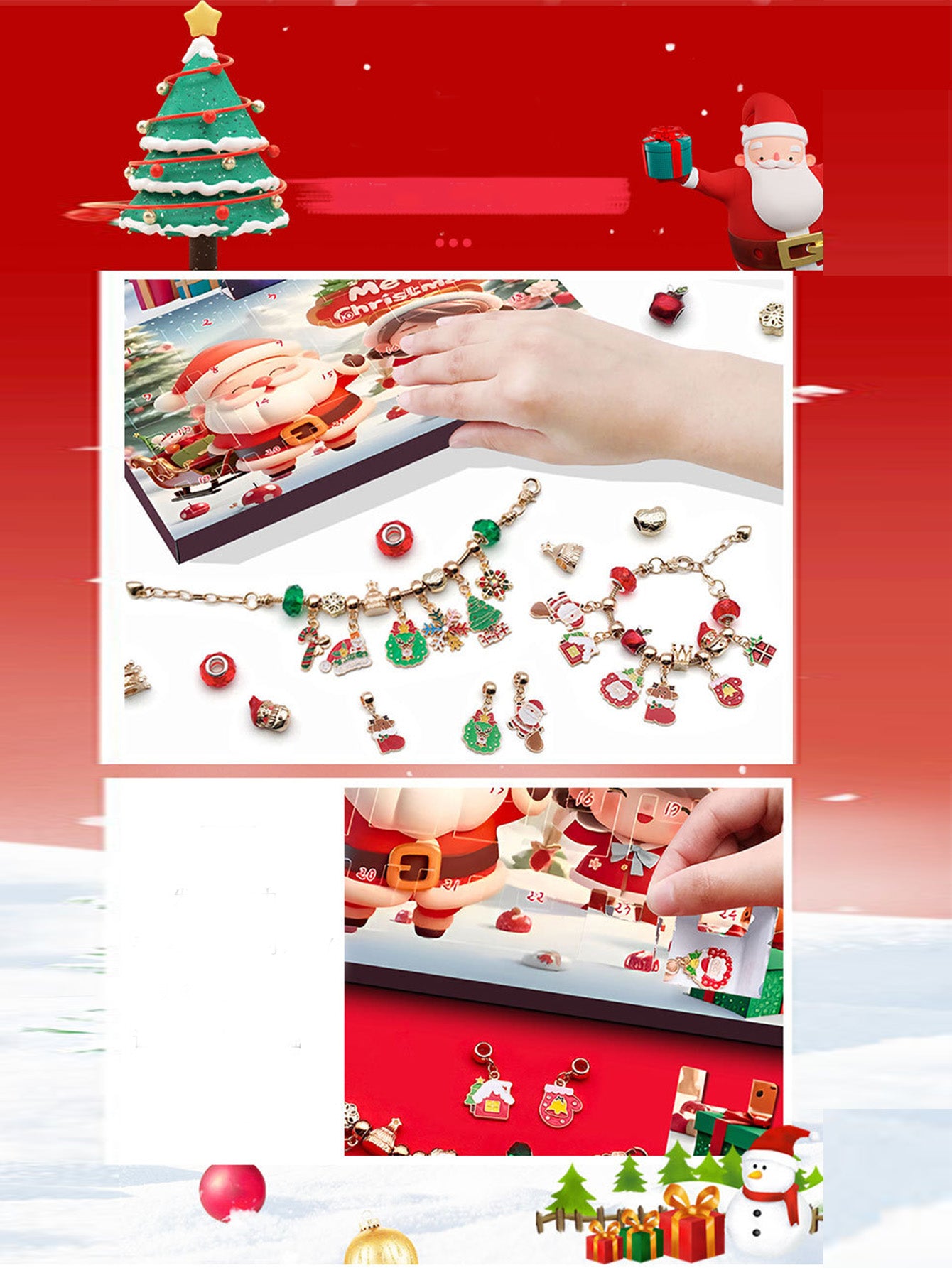 Children's Handmade DIY Beaded Bracelet Set