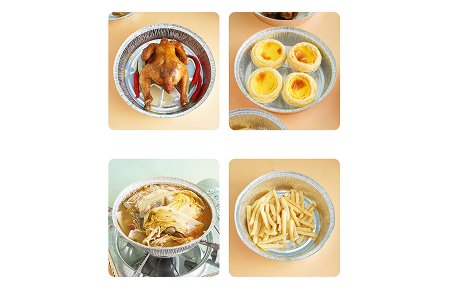 Thickened oven tin foil tray