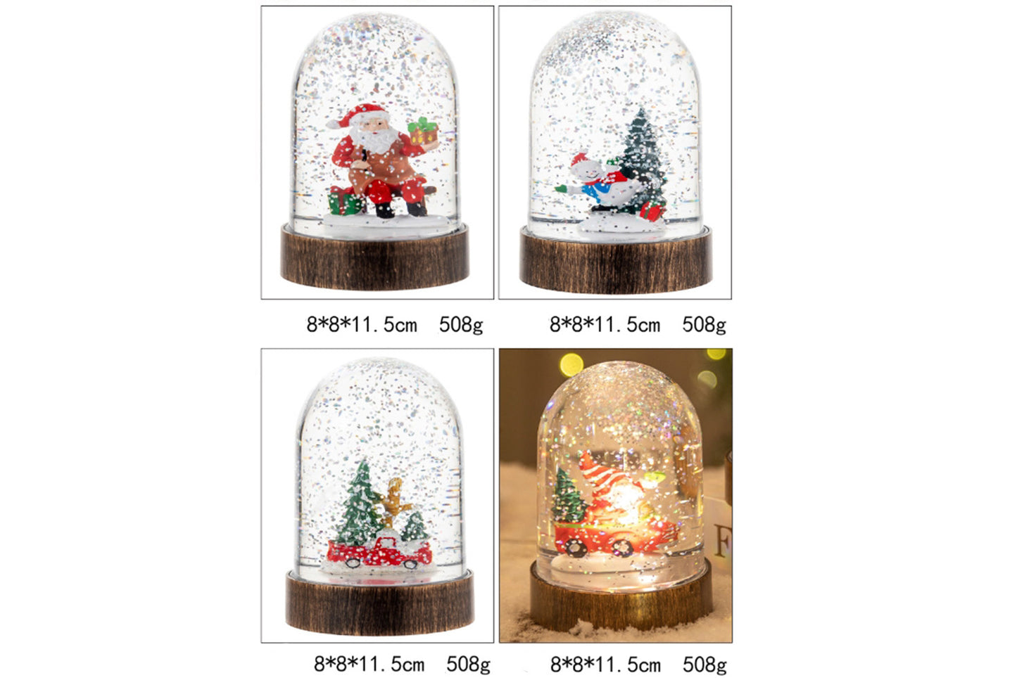 **Christmas Shade Night Light - Creative Desktop Decor**