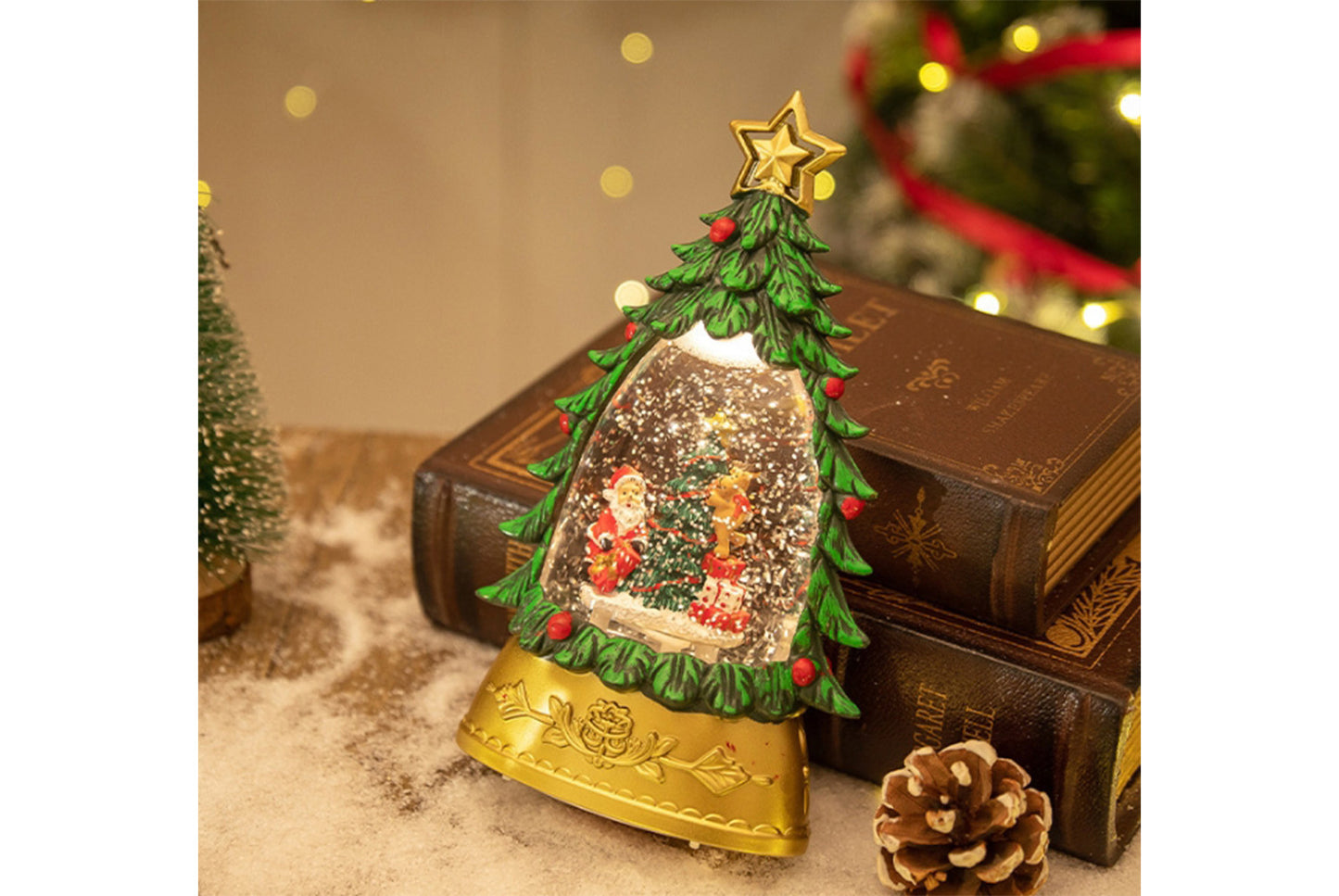 *Christmas Tree Snow Crystal Chandelier - Creative Christmas Ornament*