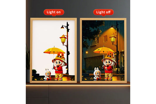 Labubu Cartoon Light Painting