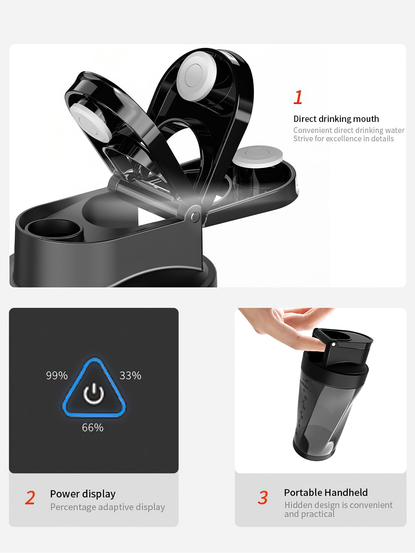 High-Capacity Portable Juicer Cup - 2 Colours