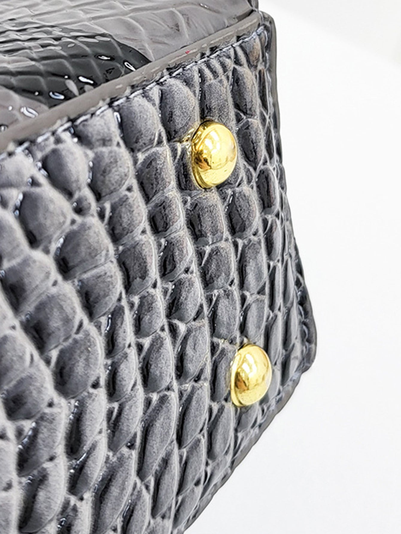 Simple and light luxury Large capacity crocodile pattern handbag