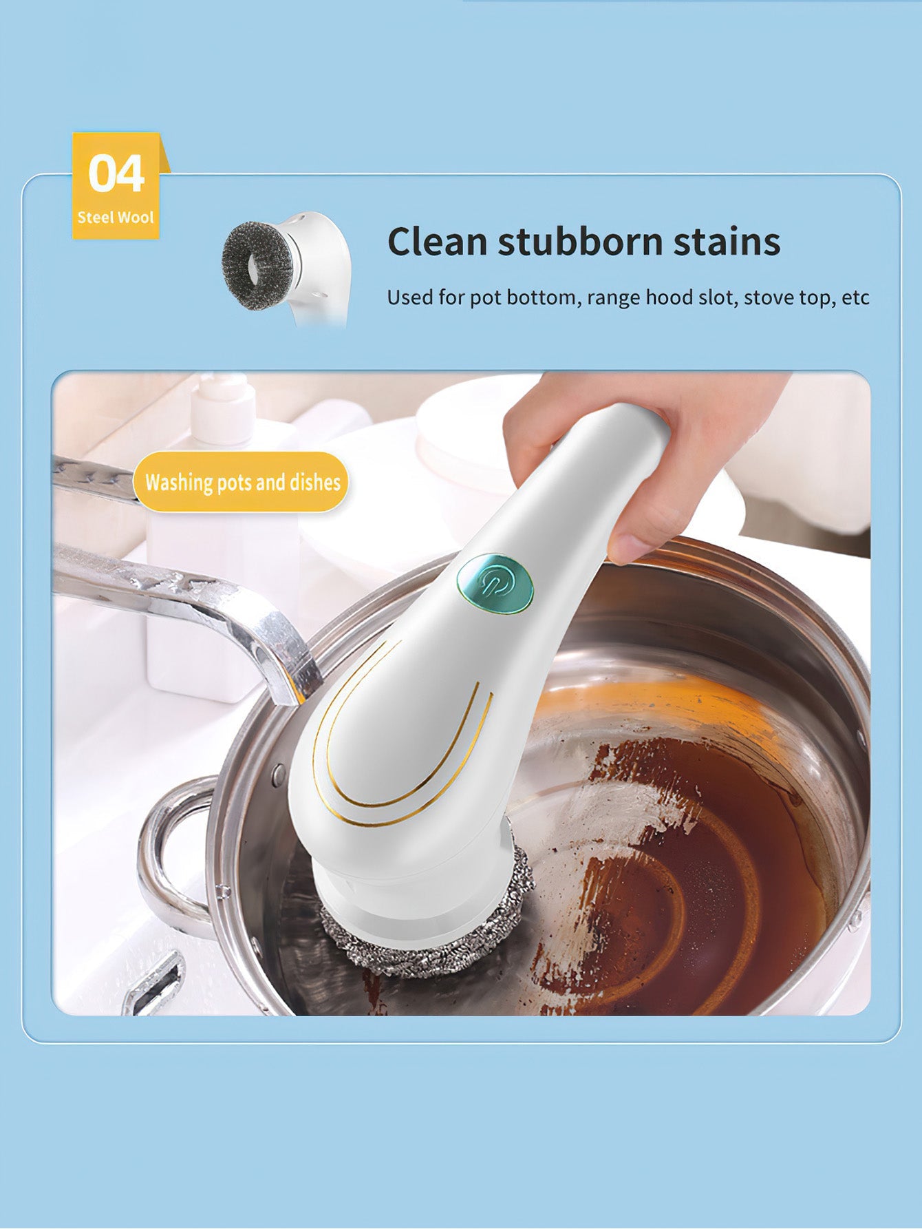 Multifunctional Electric 5-in-1 Cleaning Brush: Your Ultimate Home Cleaning Tool
