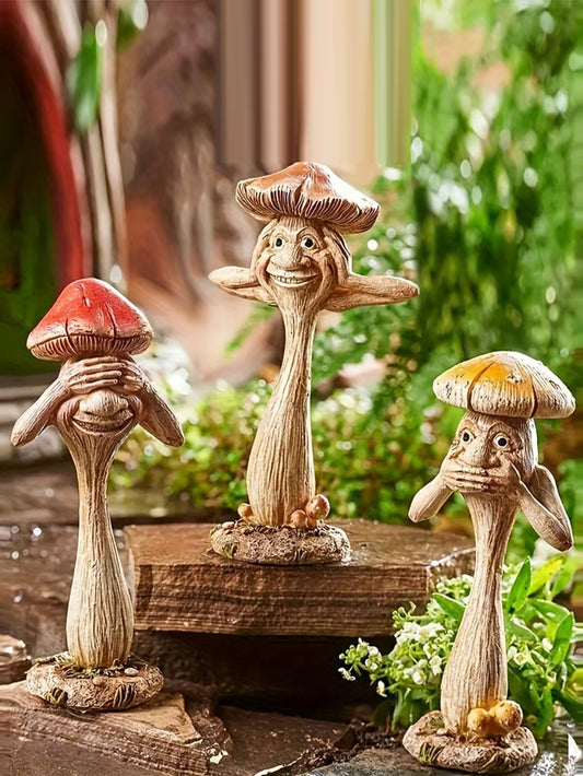 Funny Garden Mushroom Decoration