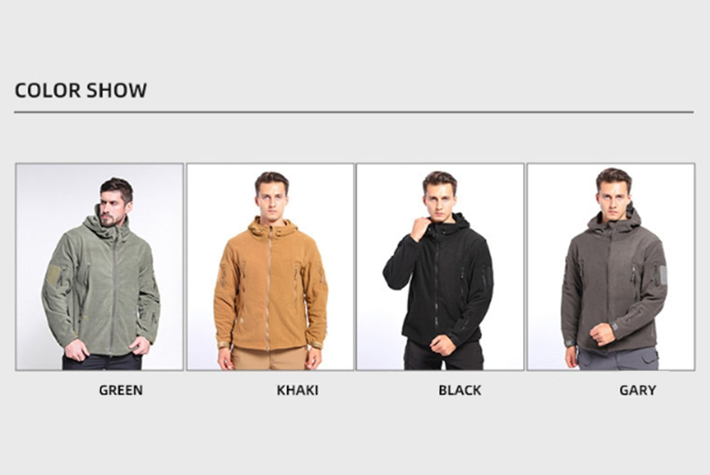 **Men's Thickened Insulated Fleece Liner Jacket**