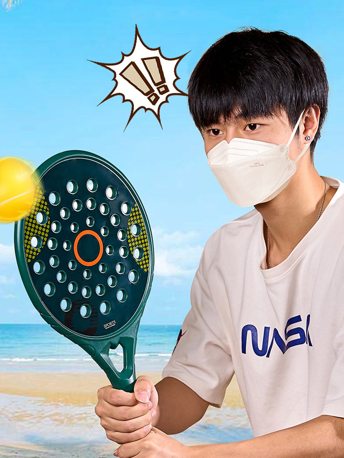New beach racket set