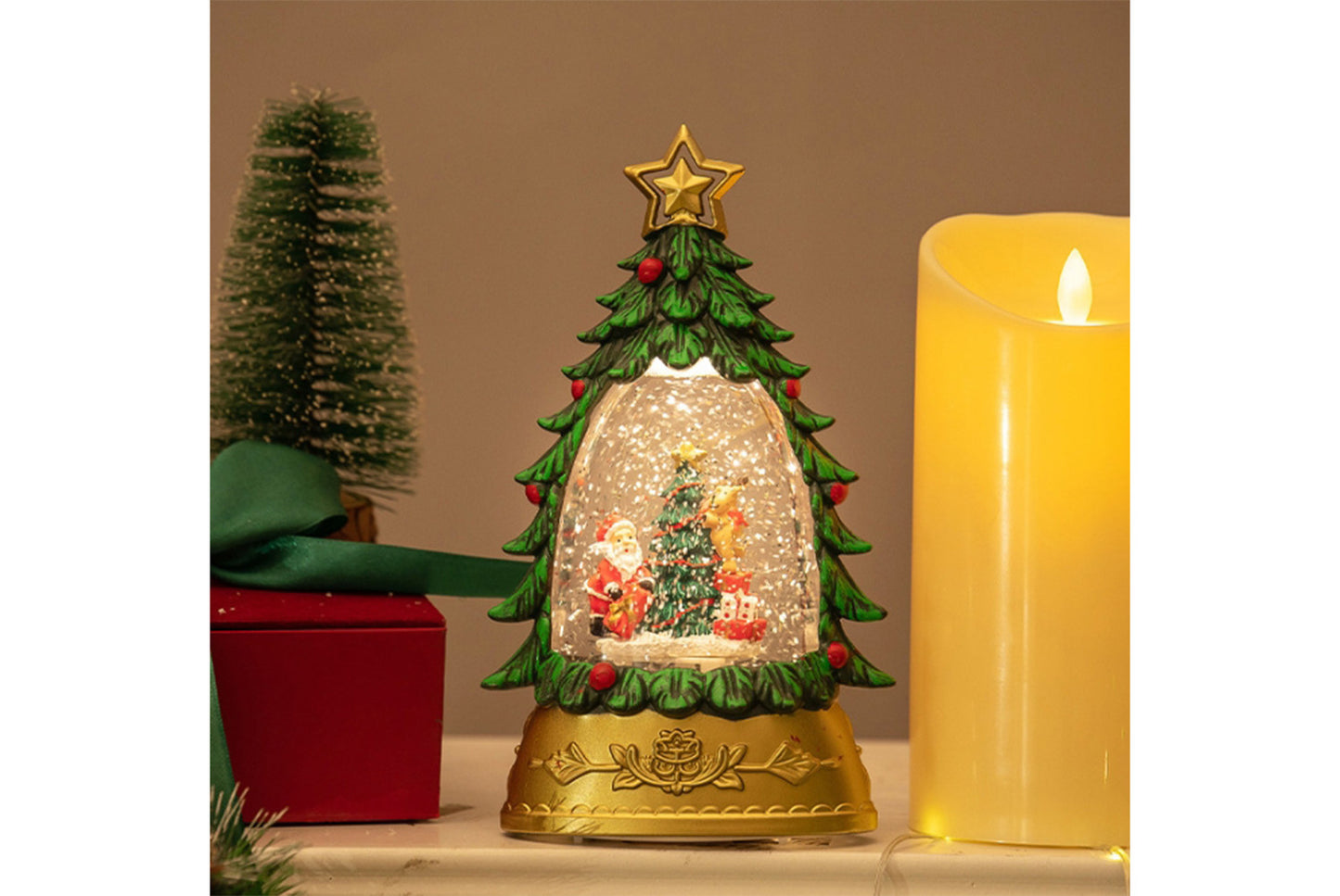 *Christmas Tree Snow Crystal Chandelier - Creative Christmas Ornament*