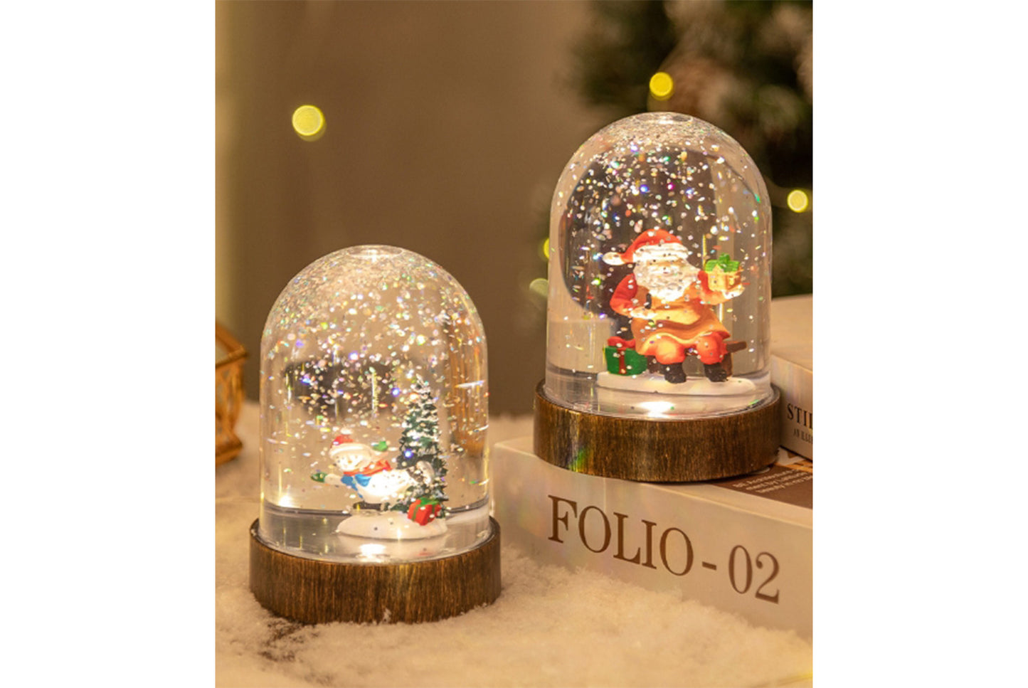 **Christmas Shade Night Light - Creative Desktop Decor**