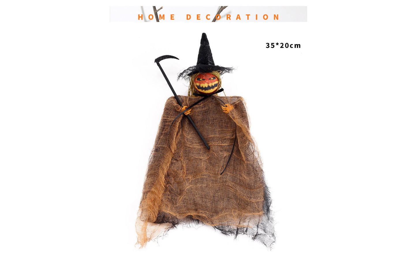 **Halloween Scary Pumpkin Doll Pendant - A Must-Haunted Party Decoration**