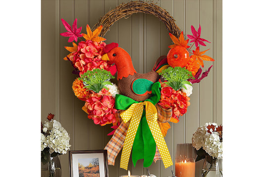 Chicken Figure Wreath