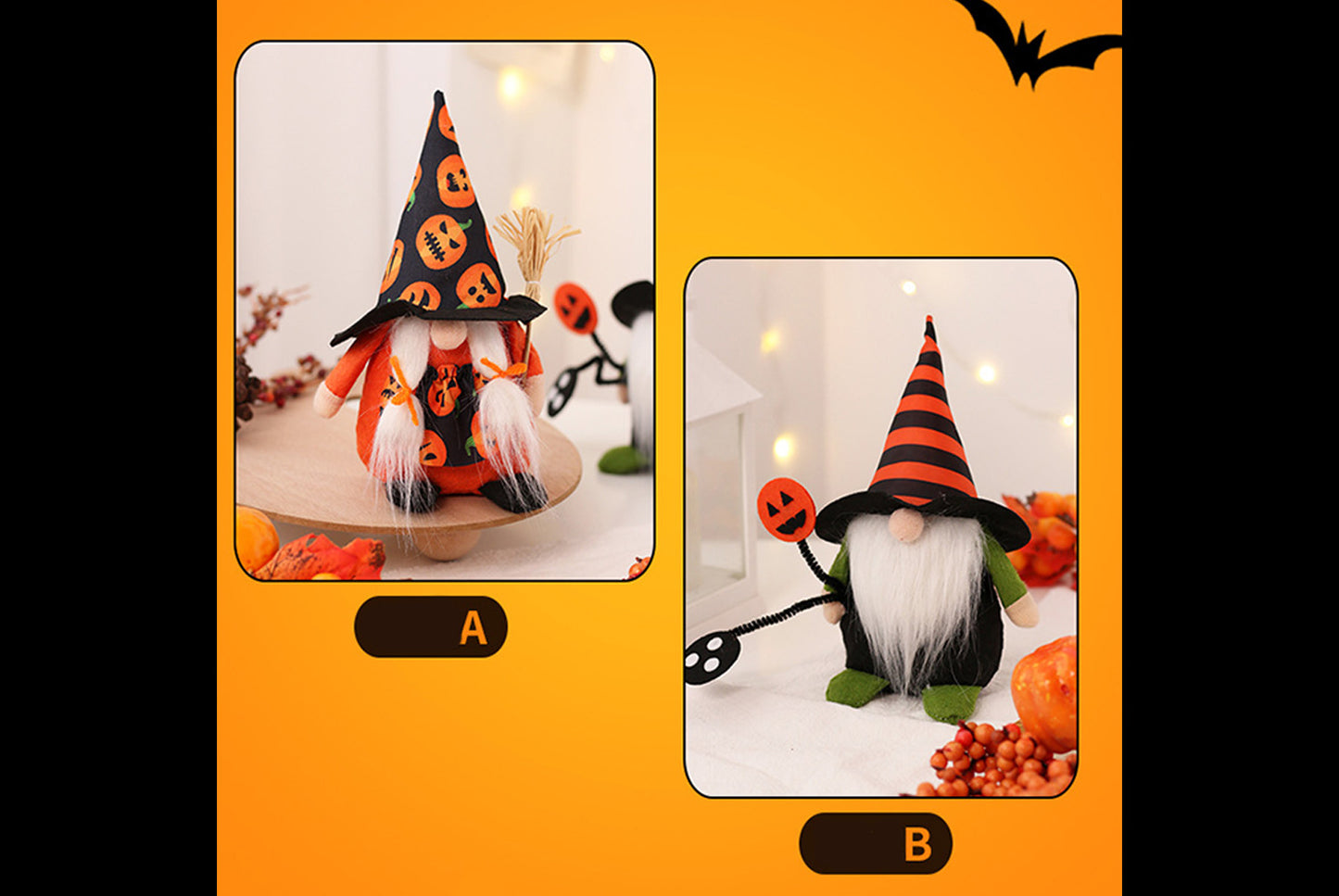 **Halloween Faceless Old Man Witch Doll**