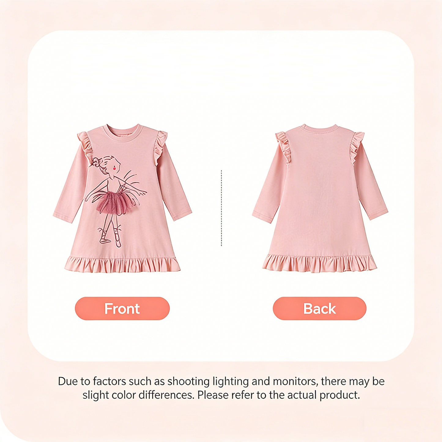 Girls' Long-Sleeved Dress
