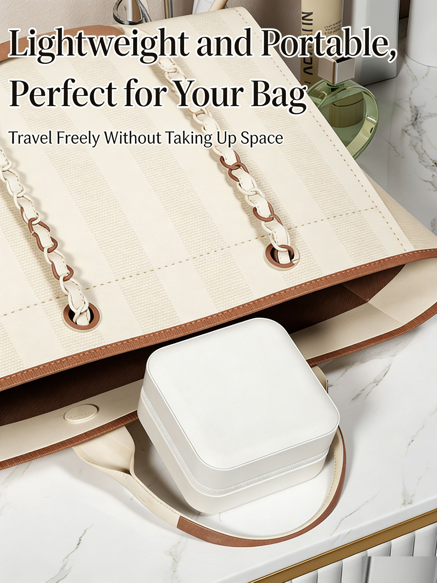 Portable Folding LED Makeup Mirror