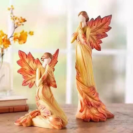 Autumn Angel Resin Ornament
