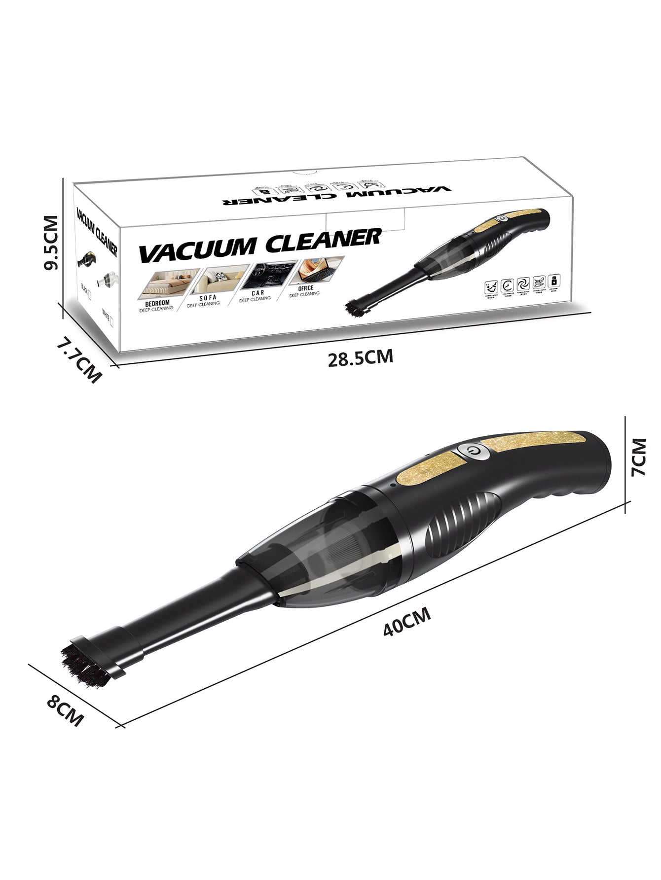 Cordless 4-in-1 Multi-Purpose Vacuum Cleaner - 2 Colours