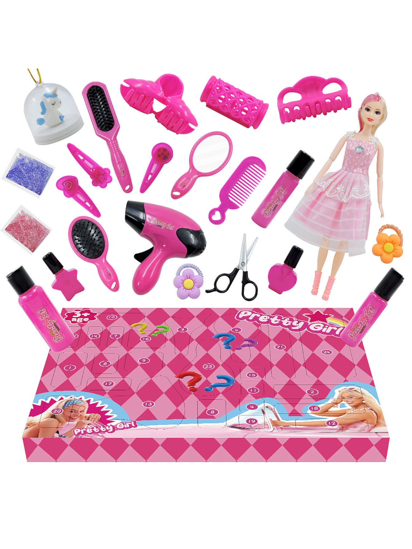Girl Doll Play House Toy DIY Hand-torn Blind Box Set