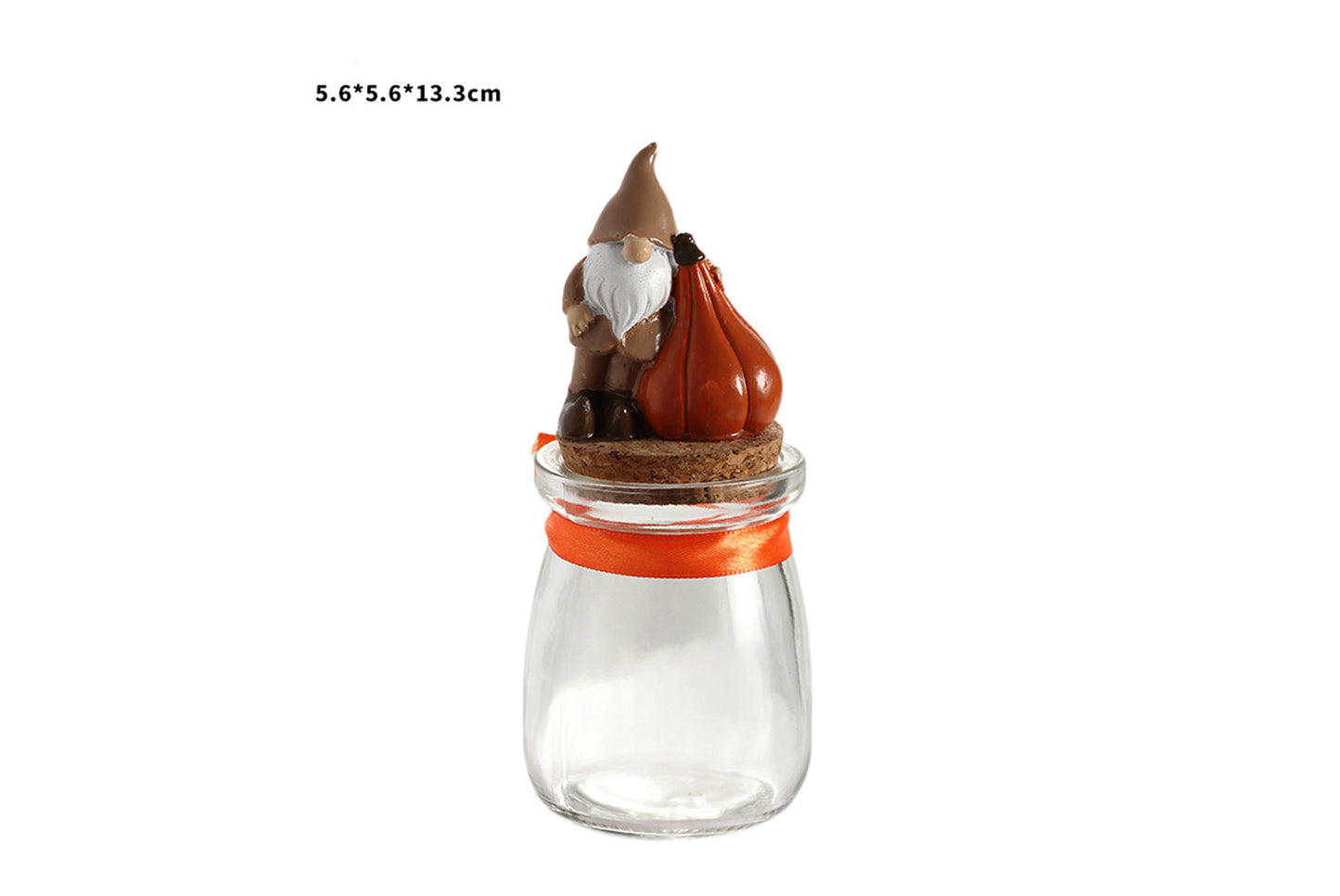**Cute Ghost Pumpkin Resin Candy Jar Ornament**
