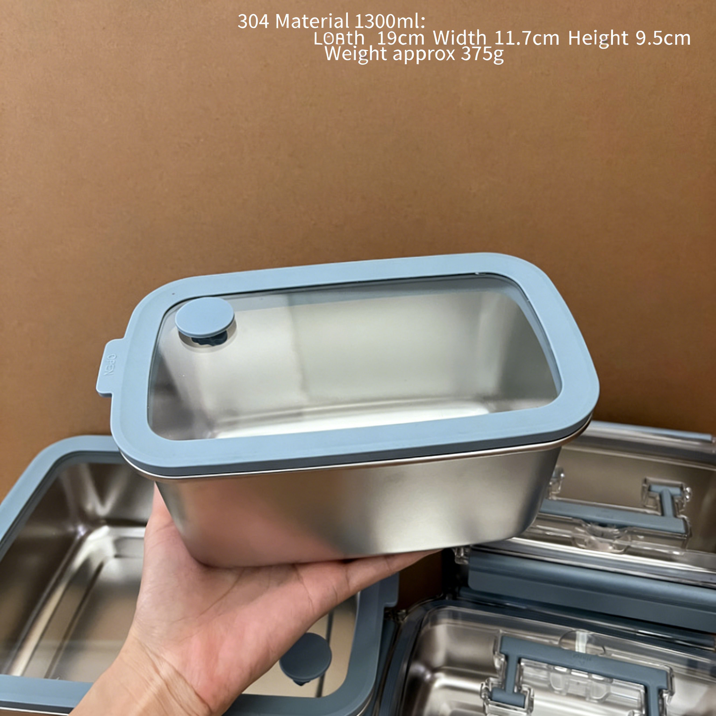 304 Stainless Steel Food Storage Containers