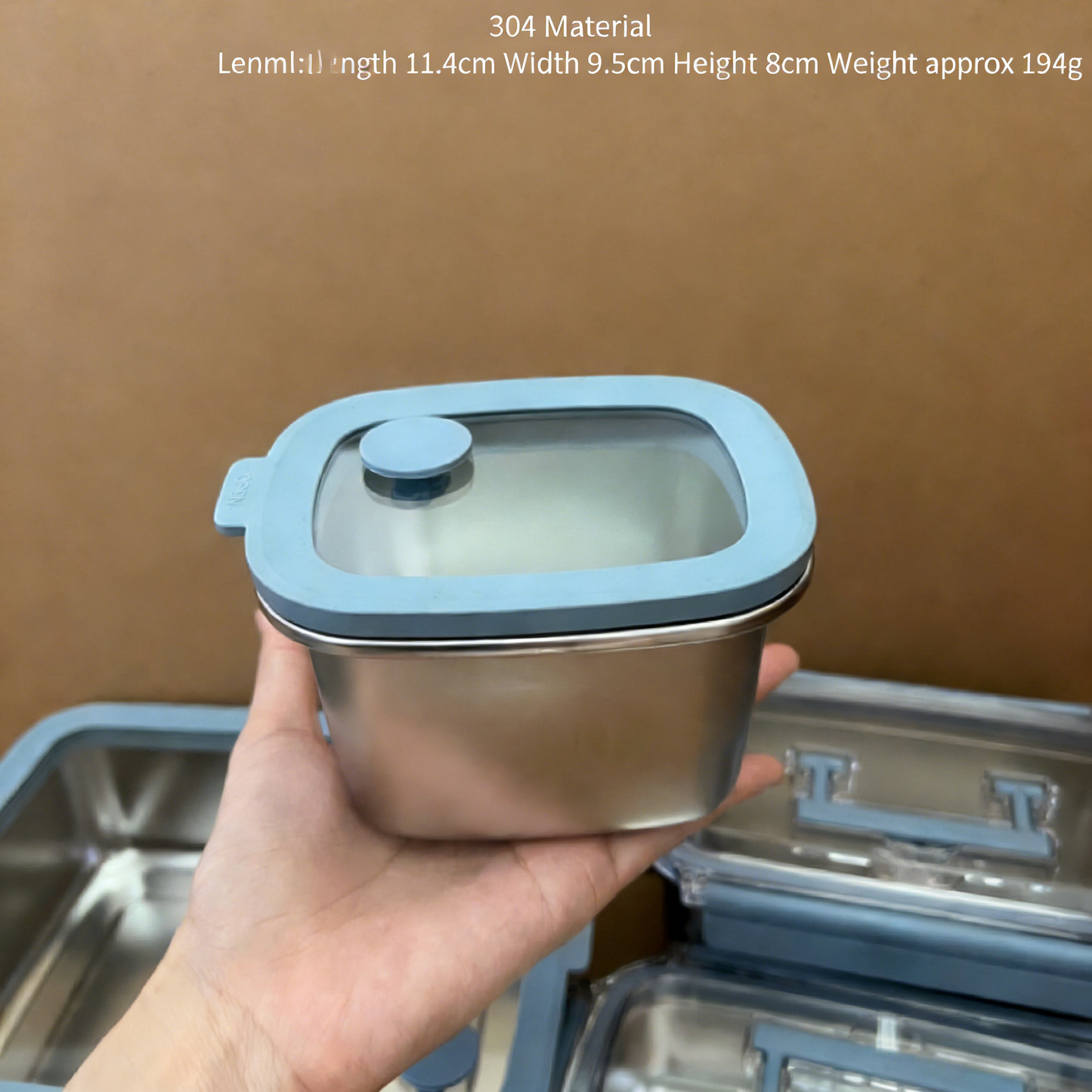 304 Stainless Steel Food Storage Containers