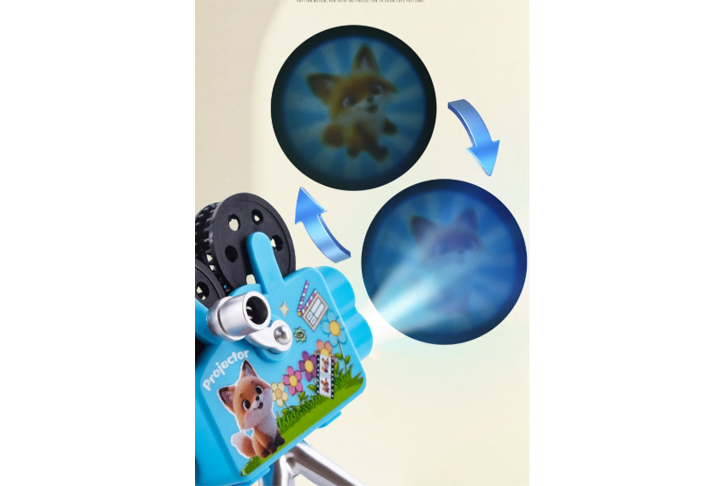 Children's Hand-Cranked Projector