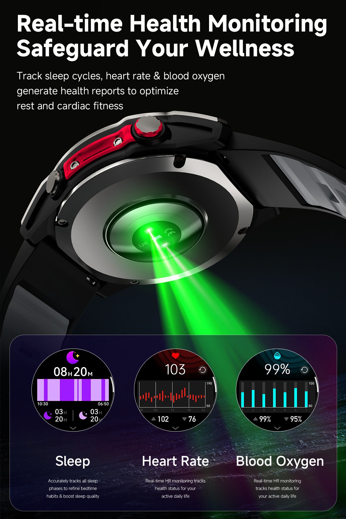 # F8 Pro Outdoor Multifunctional Smartwatch