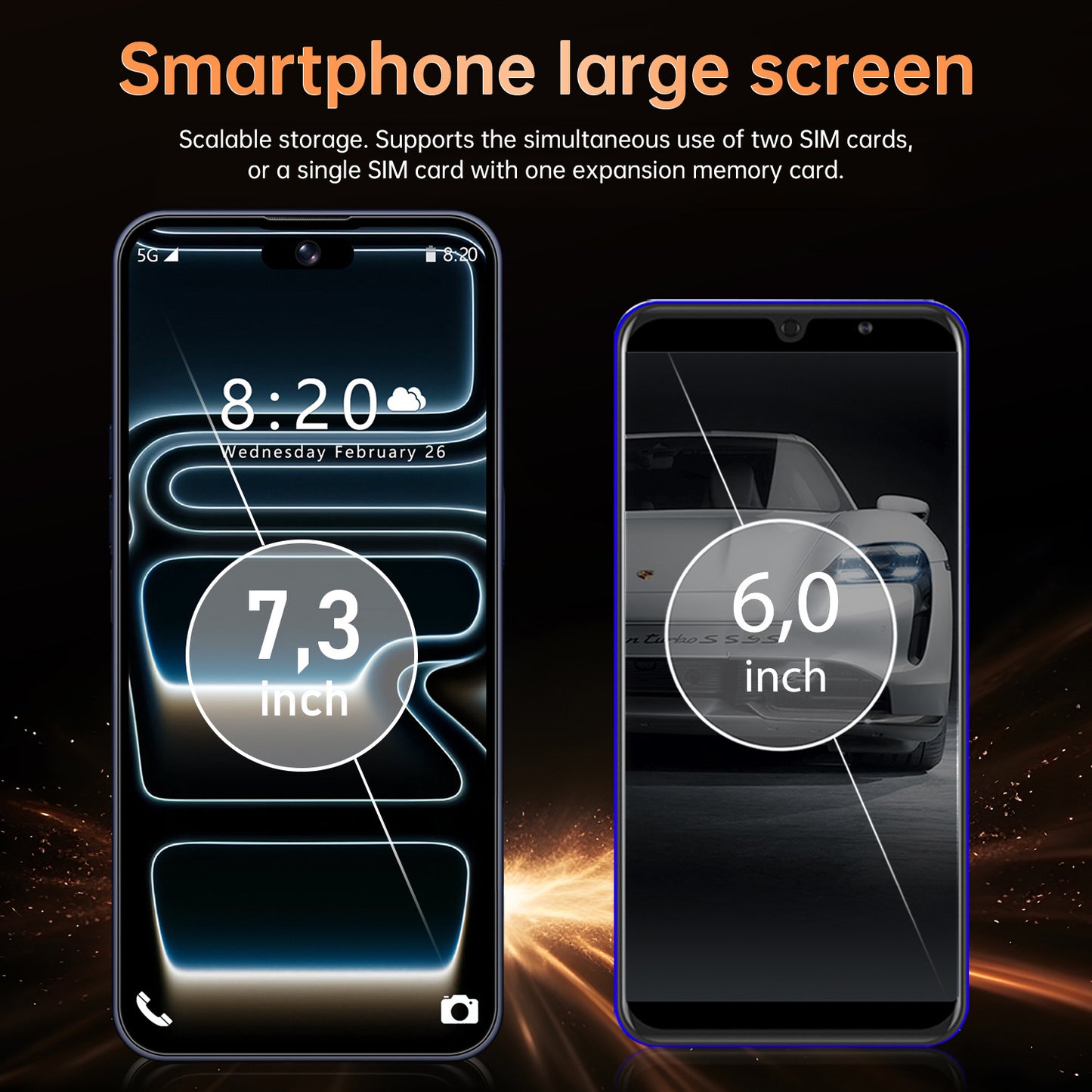 **I17 Pro Max 7.3-inch Dynamic Island 16+1TB Smart Android Phone**