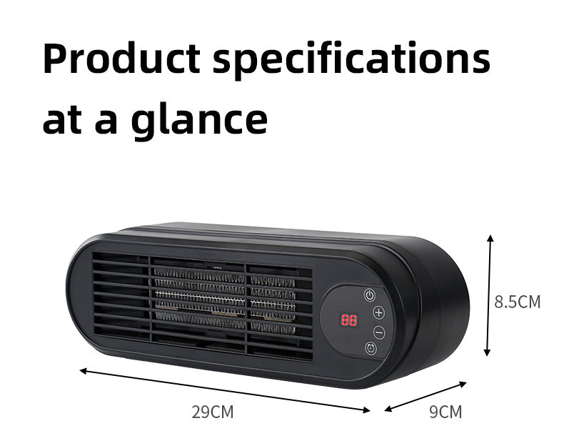 Desktop Heater | Small Home Heater -（UK plug）