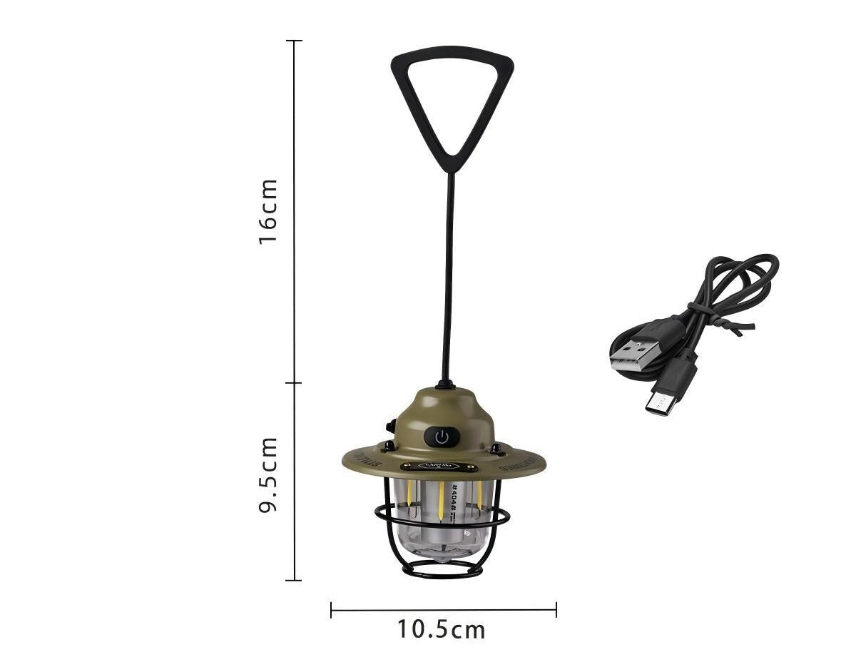 # Pinecone-Shaped Camping Pendant Light