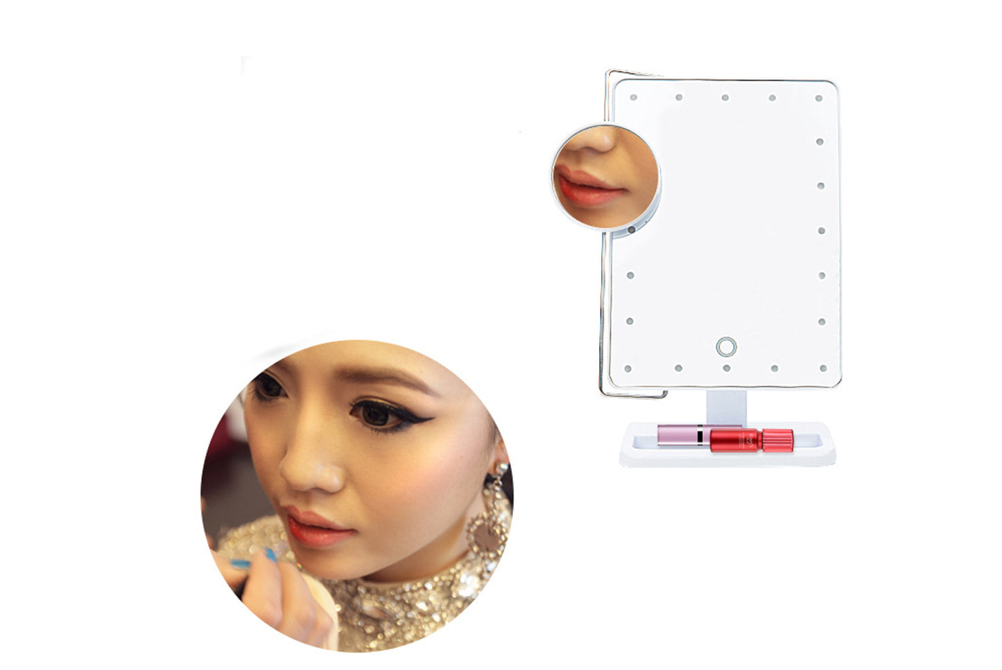 Bluetooth Music Makeup Mirror