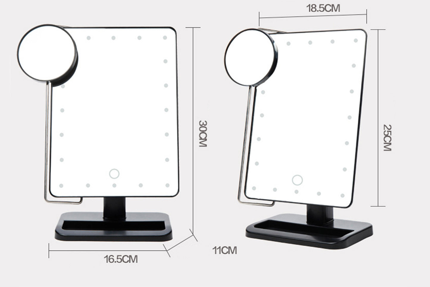 Bluetooth Music Makeup Mirror