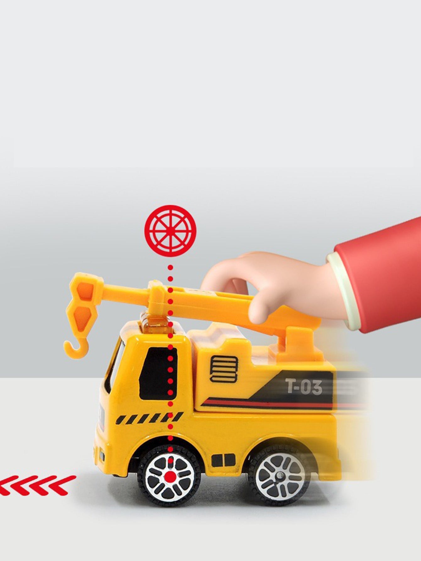 Christmas countdown boy engineering car toy