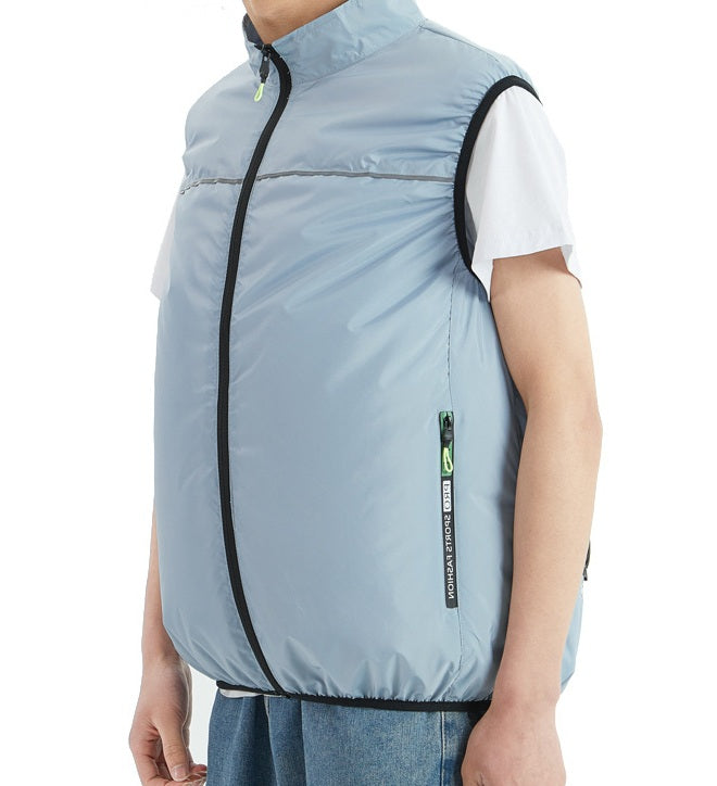 # Outdoor Cooling Vest with Air Conditioner Fan