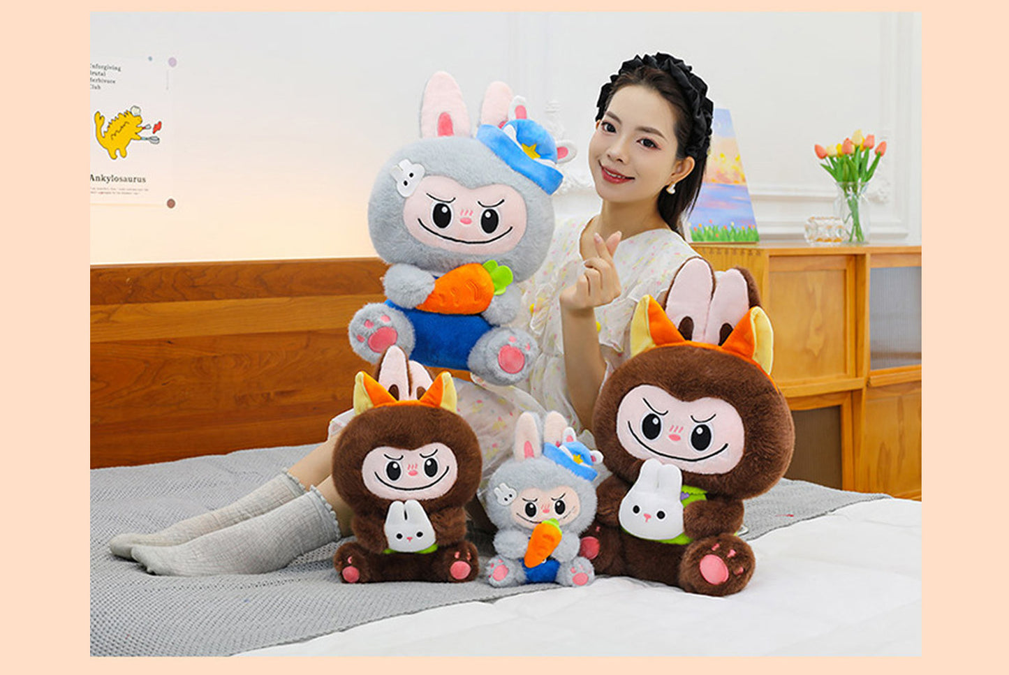 Transformation Labubu Plush Doll