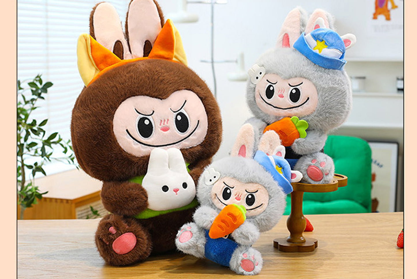 Transformation Labubu Plush Doll