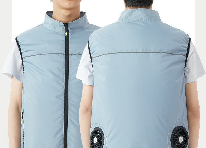 # Outdoor Cooling Vest with Air Conditioner Fan