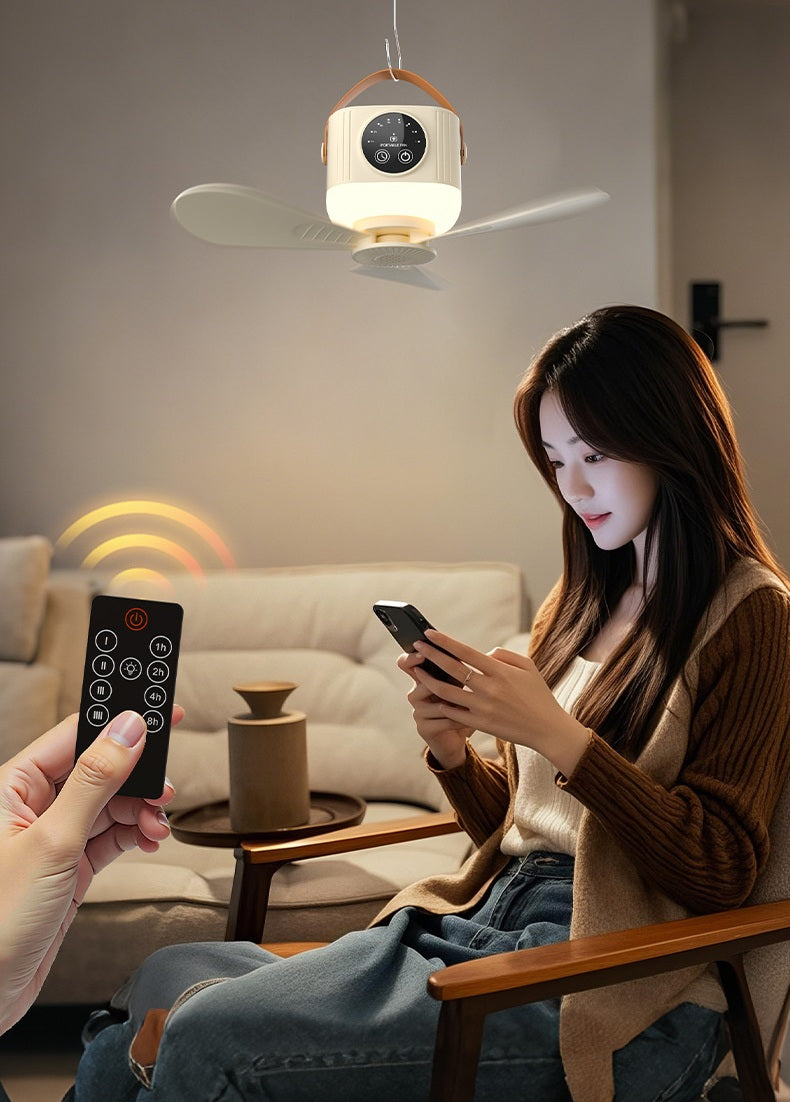# Portable Hanging Rechargeable Ceiling Fan