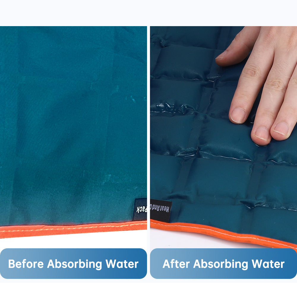 Hot and cold compress shoulder pads