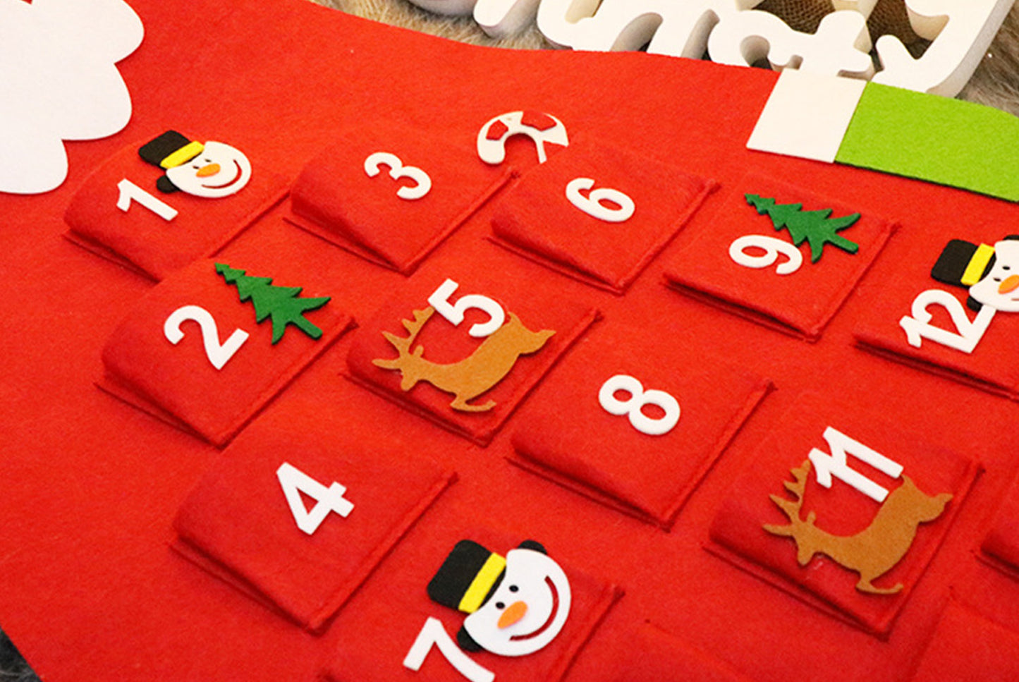 24 Days of Santa Felt Ornaments