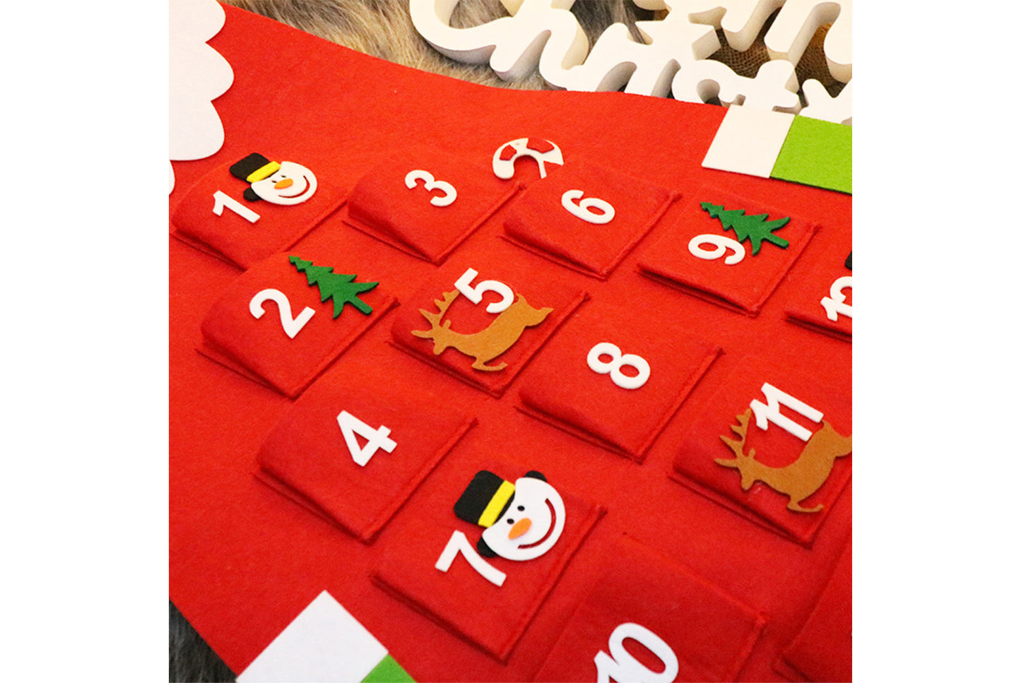 24 Days of Santa Felt Ornaments