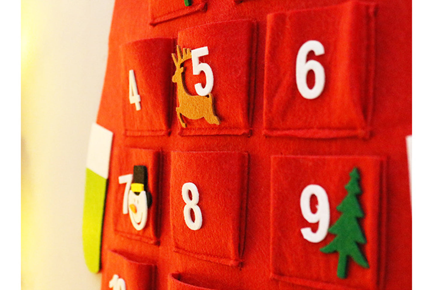 24 Days of Santa Felt Ornaments