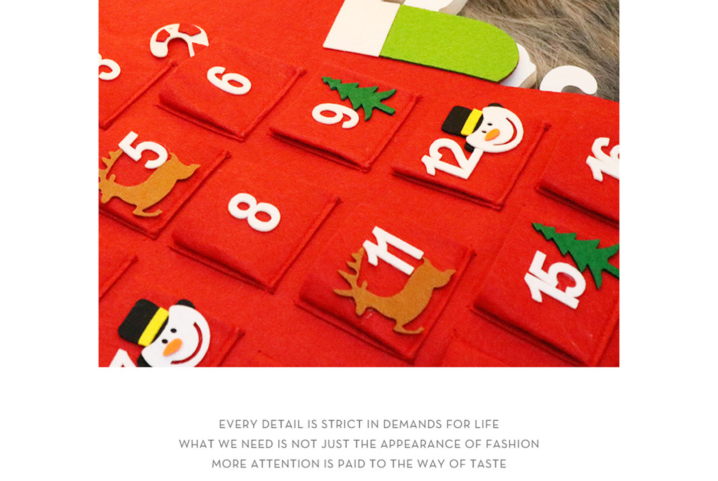 24 Days of Santa Felt Ornaments