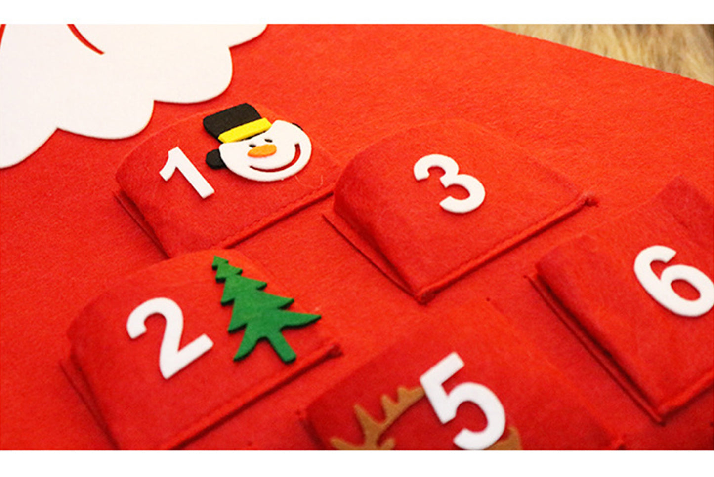 24 Days of Santa Felt Ornaments