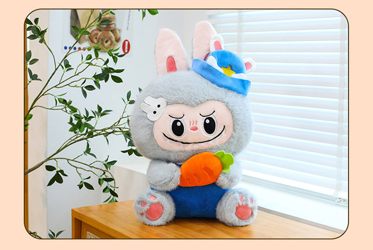 Transformation Labubu Plush Doll
